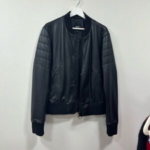 Hugo Boss 40R Leather Jacket